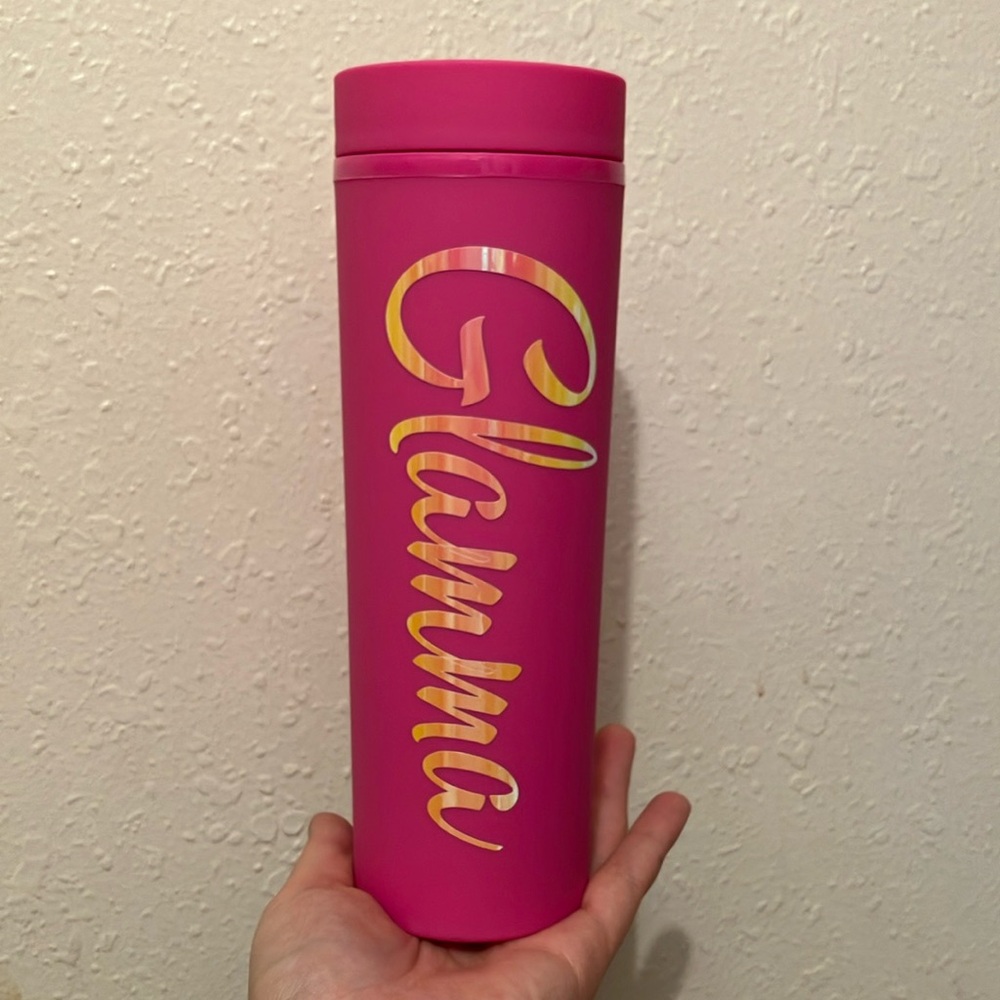 Pink 'Glamma' Travel Mug